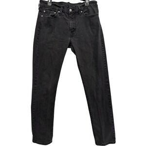 Levis 511 Slim Fit Mens Black Jeans 34x32 WaterLess Stretch Denim Pants